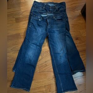 2 pairs of 36x30 men’s bootcut jeans